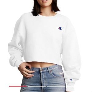 Champion Reverse Weave Cropped Cut-Off Crew